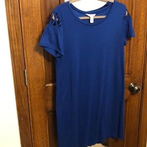 Arizona Royal Blue T-Shirt Dress